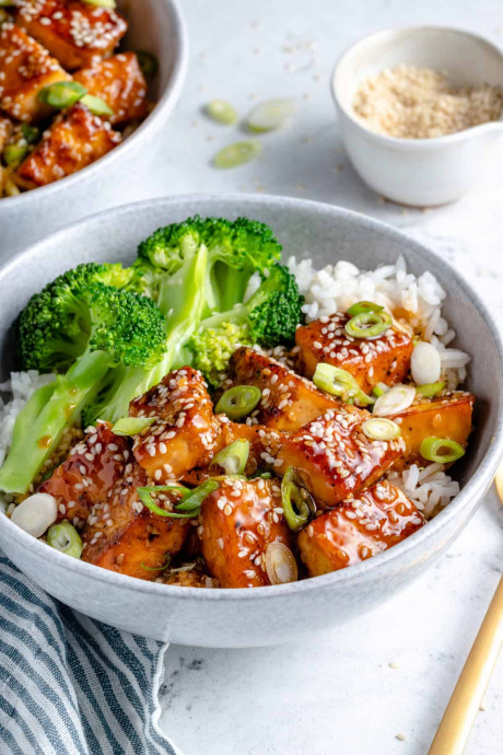 Crispy Teriyaki Tofu Recipe