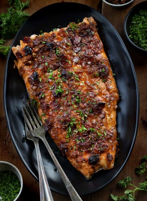 Bacon Jam Salmon Bacon Jam Salmon