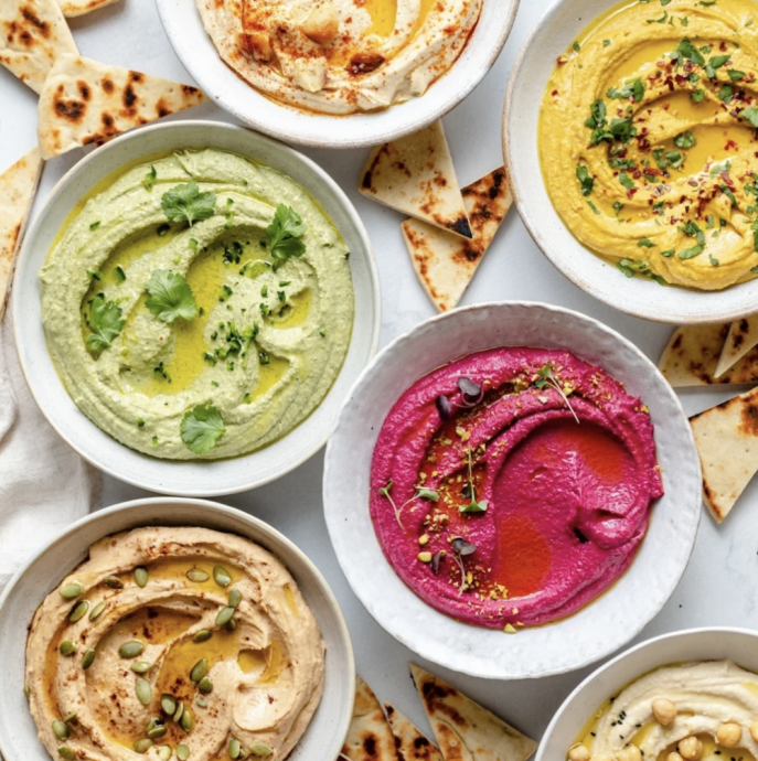 How to Make Super Creamy Hummus (+5 different flavor variations!)