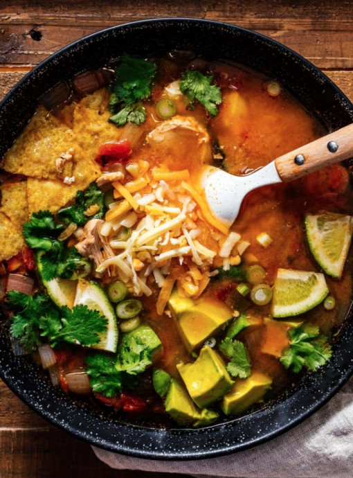 Chicken Tortilla Soup in Just 15 Minutes