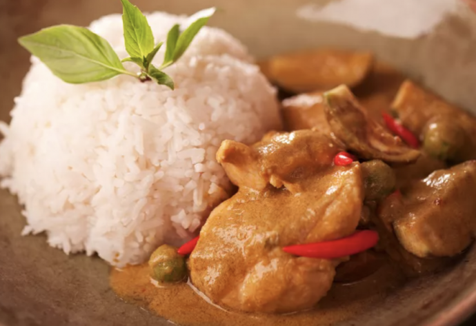 Thai Curry Chicken With Jasmine Rice