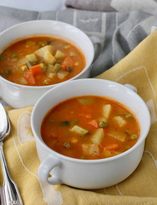 Mexican Vegetable Soup with Chipotles