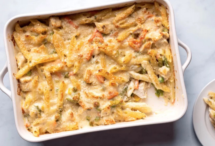 Creamy Chicken and Mini Penne Casserole