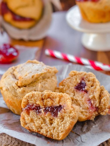 Peanut Butter and Jelly Muffins