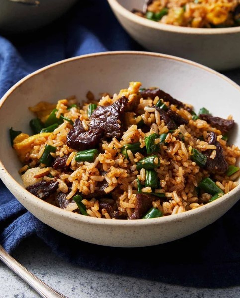 “Sizzling Beef” Steak Fried Rice