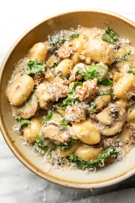 Italian Sausage and Mushroom Gnocchi