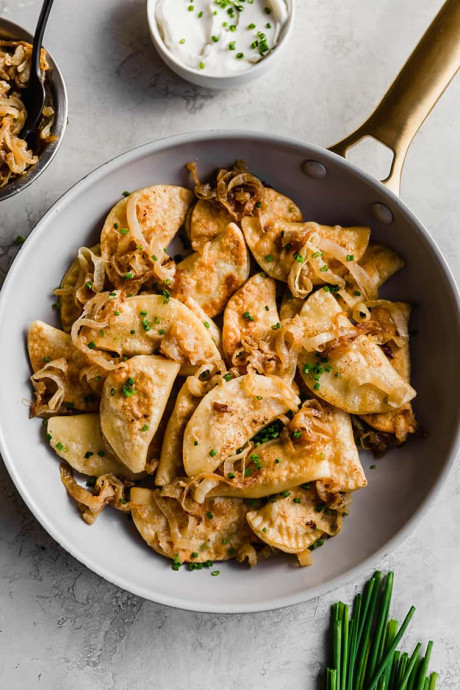 Homemade Potato and Cheese Pierogies