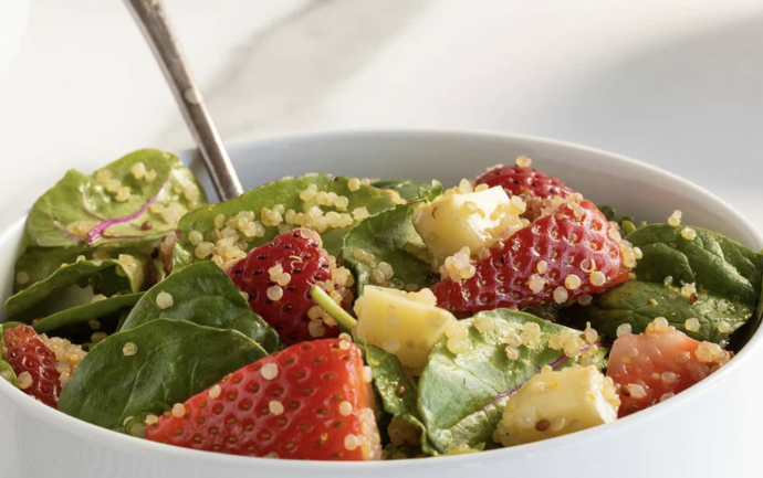 Strawberry Quinoa Salad With Brie