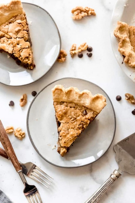 Kentucky Chocolate Walnut Pie