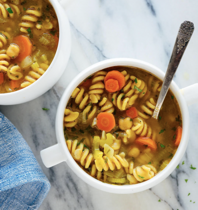 Chickpea Noodle Soup