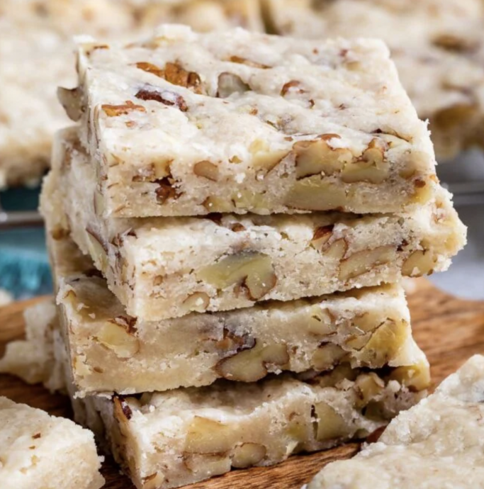 Pecan Shortbread Cookies (Shortbread Bars)