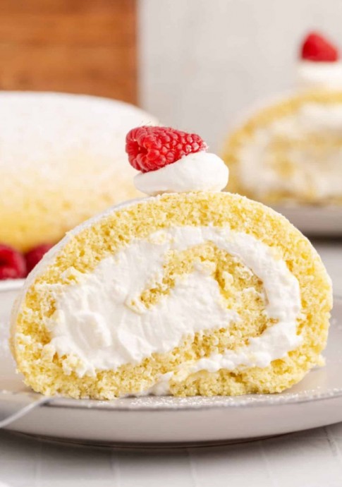 Vanilla Swiss Roll Vanilla Swiss Roll