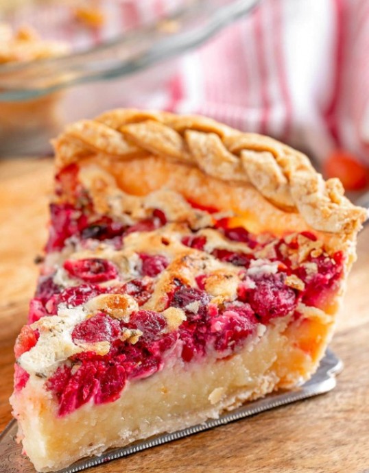 Cranberry Custard Pie Cranberry Custard Pie