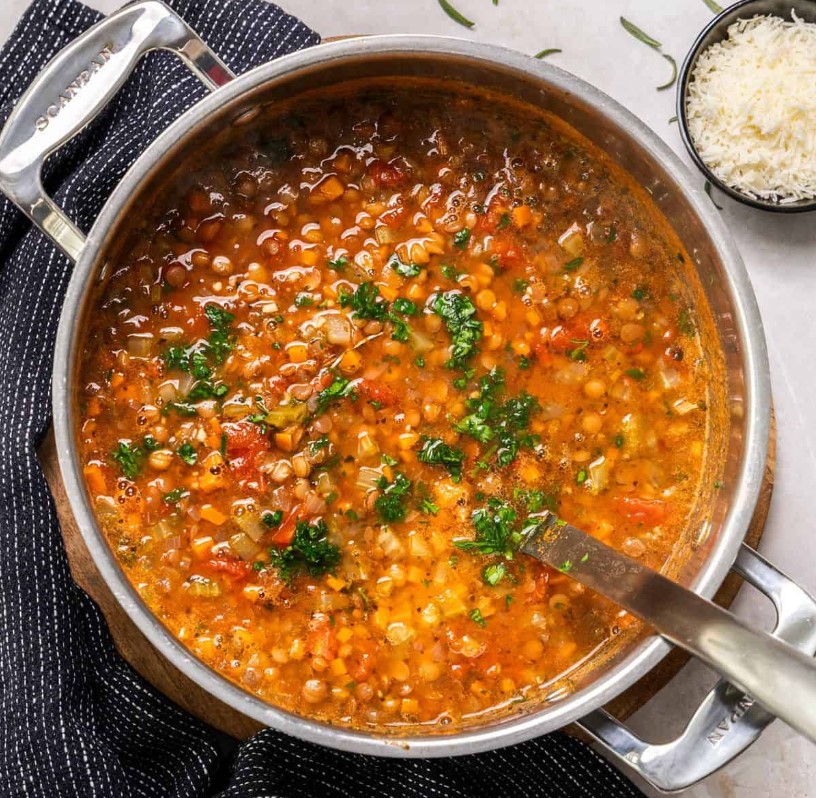 Italian Lentil Soup (Zuppa Di Lenticchie) — Recipes