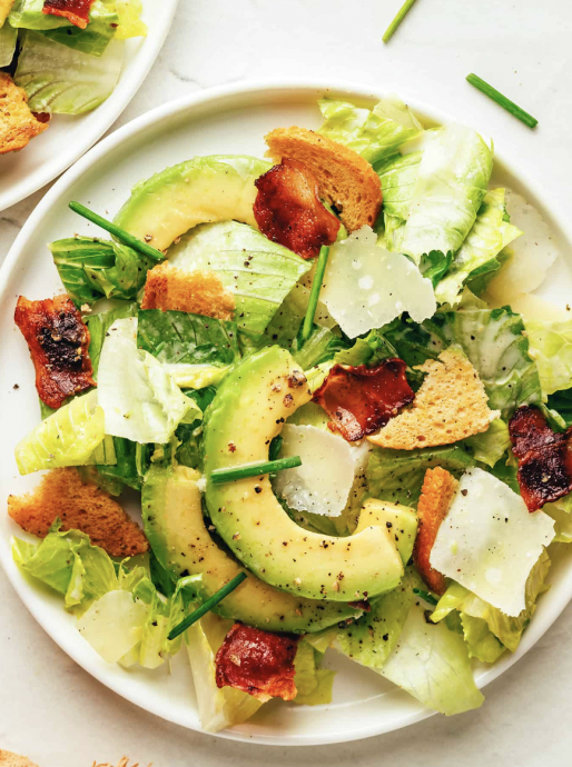 Bacon Avocado Caesar Salad