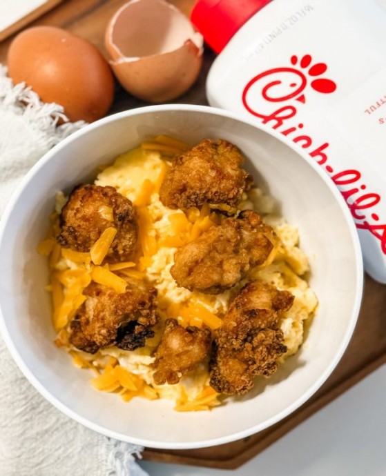 Copycat Chick-fil-A Hash Brown Scramble Bowl Copycat Chick-fil-A Hash Brown Scramble Bowl