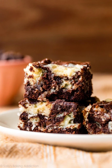 Coconut Cheesecake Brownies Coconut Cheesecake Brownies