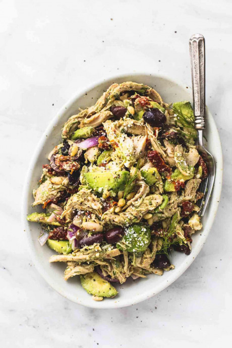 Greek Avocado Chicken Salad