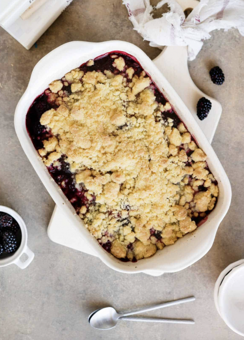 Blackberry Dump Cake