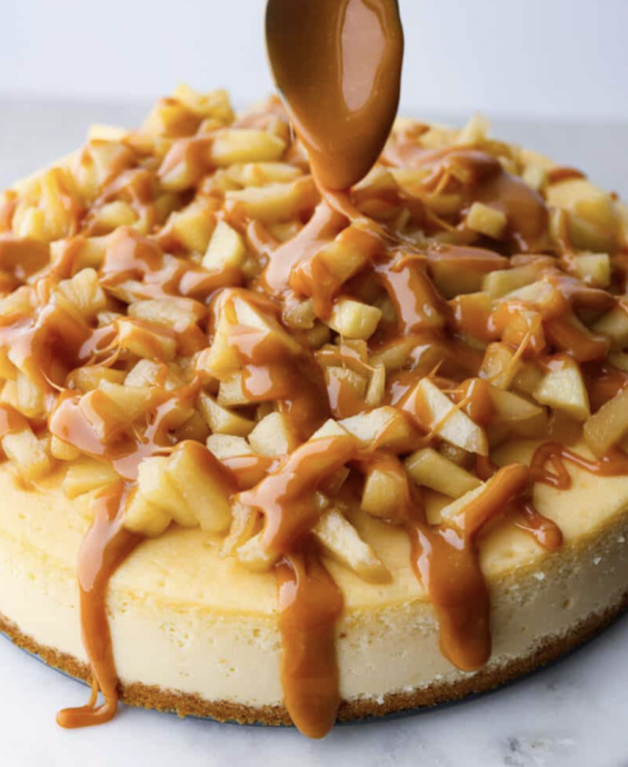 Caramel Apple Cheesecake