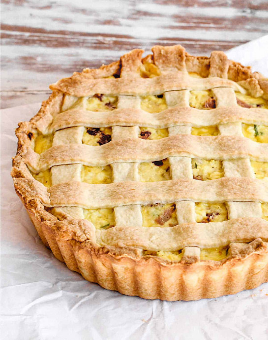 Pizza Rustica (Savory Ricotta Pie)