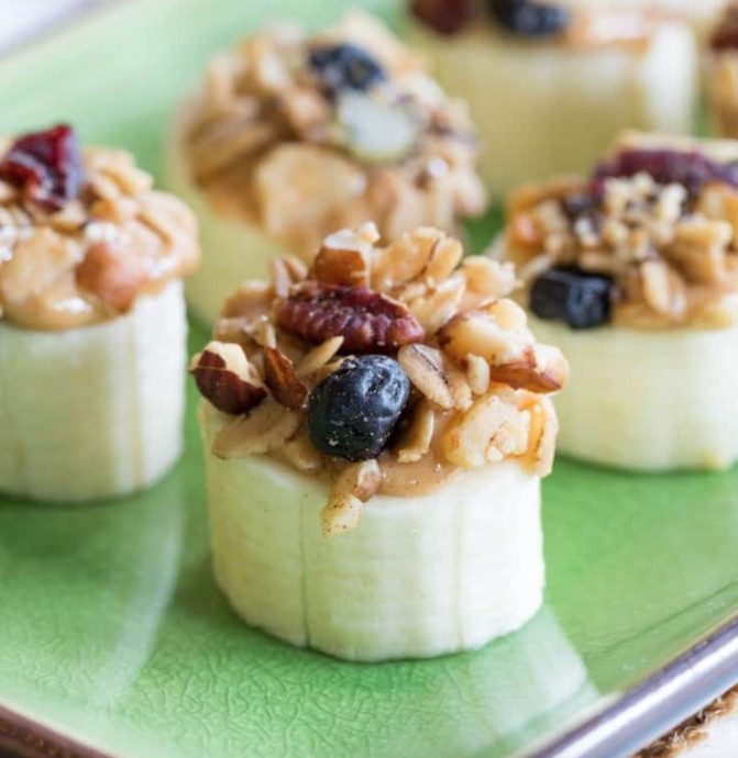 Easy Snack Recipe – Peanut Butter Banana Bites