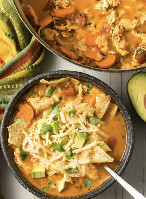 The Best Chicken Tortilla Soup