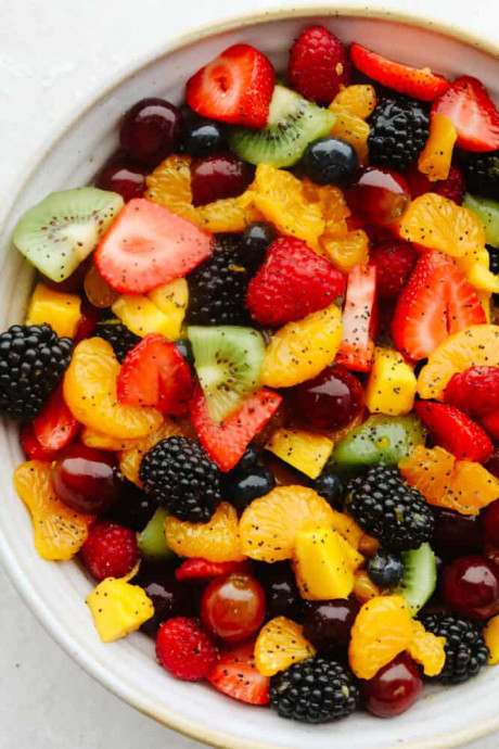 Blackberry Lime Fruit Salad