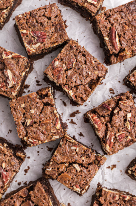 Dark Chocolate Pecan Bars