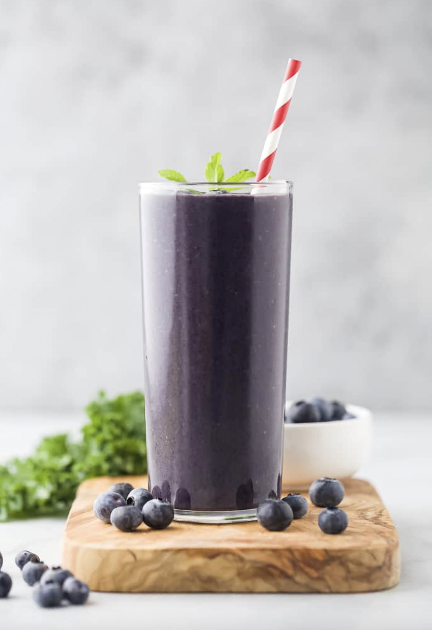 High Protein Blueberry Kale Smoothie Recipe — Recipes 