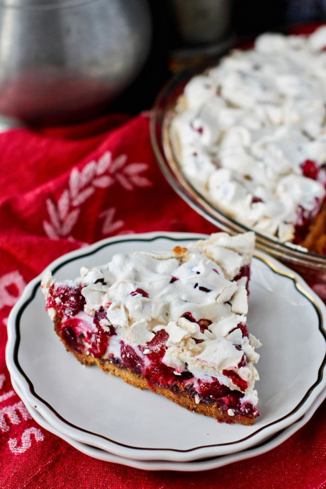 Cranberry Crackle Tart