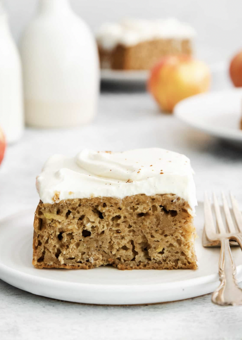 Apple Cake with Cream Cheese Frosting