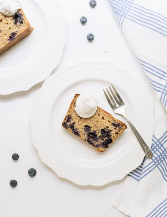 Blueberry Lemon Yogurt Cake