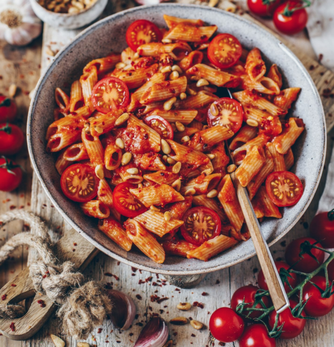 Seasonal Kitchen: Pasta All’Arrabbiata with Fresh Tomatoes