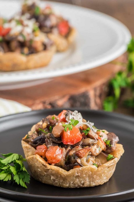 Vegetable Stuffed Parmesan Potato Baskets Vegetable Stuffed Parmesan Potato Baskets