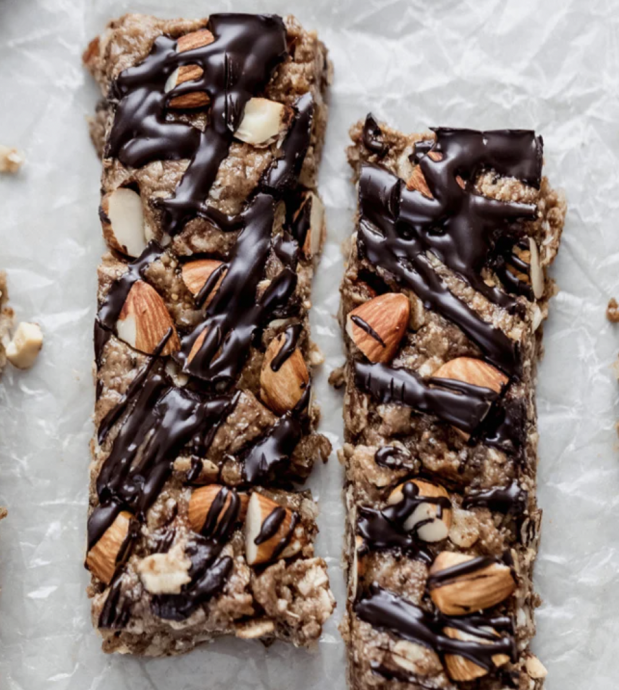 No Bake Chewy Peanut Butter Granola Bars