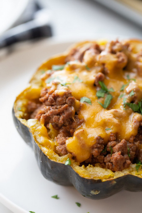 Taco Stuffed Acorn Squash