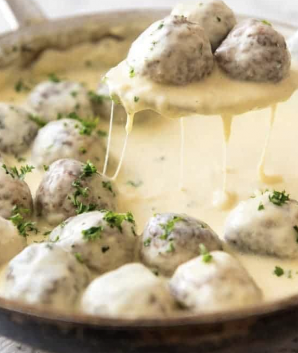 Cheesy Chicken Meatballs