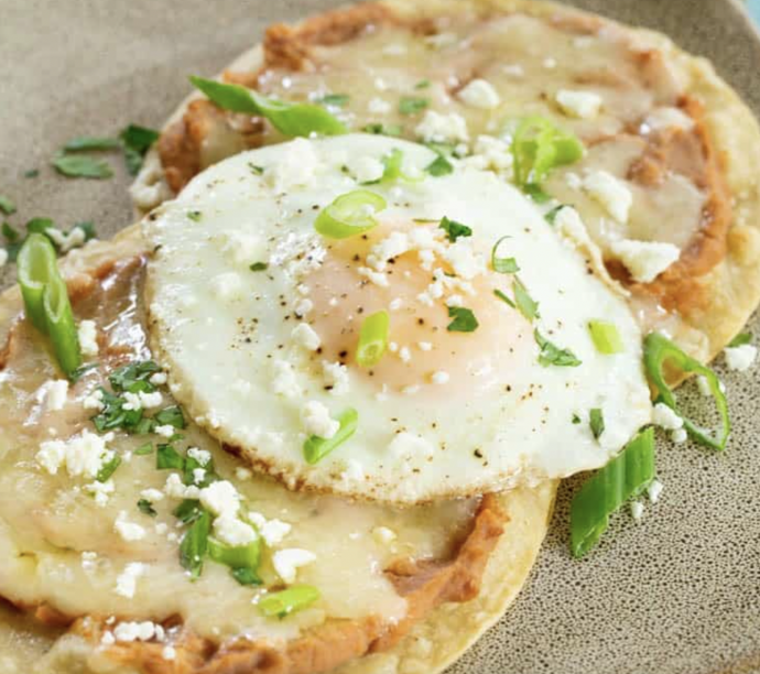 Breakfast Tostada Stacks