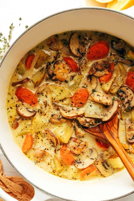 Lemony Chicken Stew