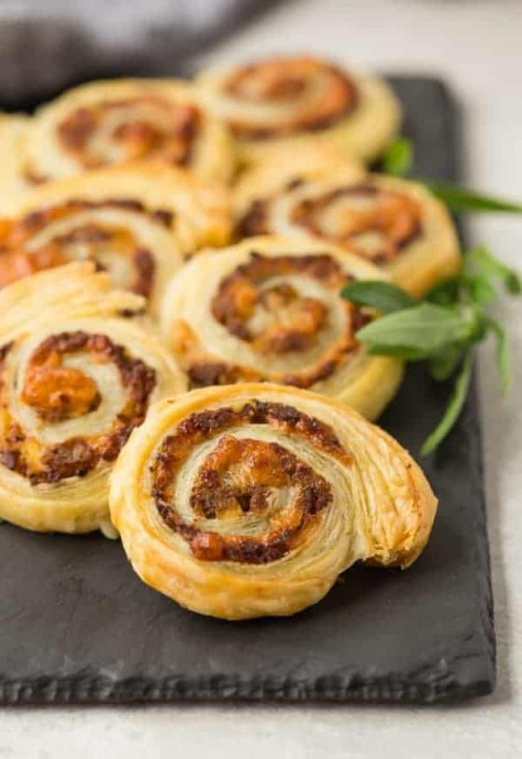 Sausage Pinwheels With Apple, Sage, And Gruyère