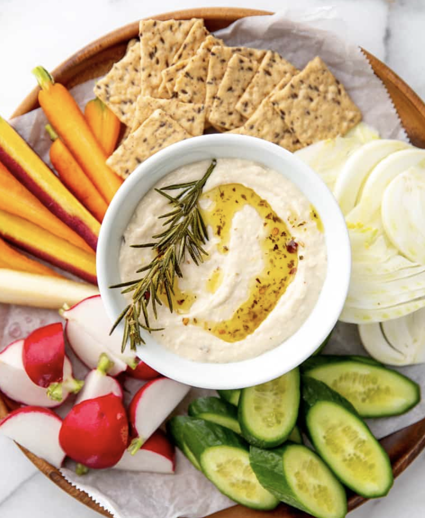 Tuscan White Bean Dip & White Bean Crostini (Vegan!) — Recipes