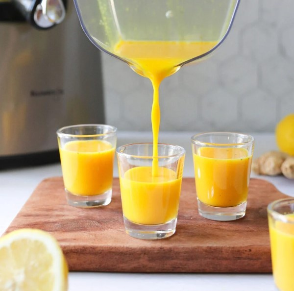 Lemon Ginger Turmeric Shots