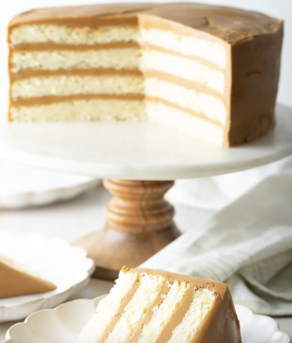 Perfect Southern Caramel Cake Recipe (with Salted Caramel Frosting)