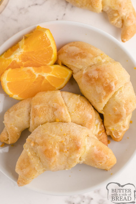 Orange Breakfast Crescents