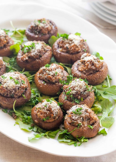 Classic Stuffed Mushrooms