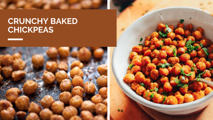 Crunchy Baked Chickpeas