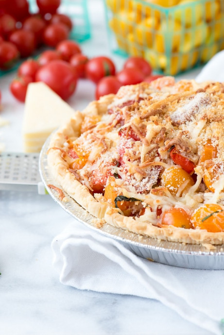 Fresh Savory Tomato Pie