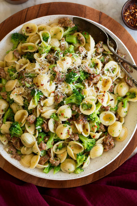 Orecchiette with Sausage and Broccoli