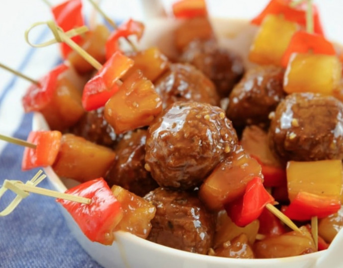 Pineapple Teriyaki Meatballs